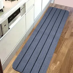 Saral Home Sky Blue Anti Slip Kitchen Runner - Set of 1-28