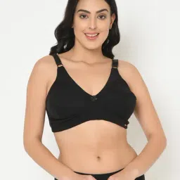 Curvy Love Black Wireless Non Padded Everyday Bra-picture-24