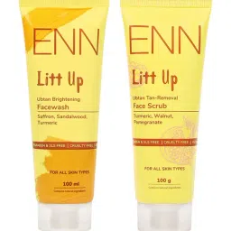 ENN Litt Up Ubtan Skin Brightening Face Wash & Face Scrub-22
