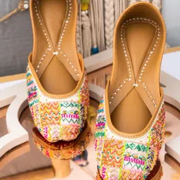 NR by Nidhi Rathi Women's Multicolor Ethnic Juttis-11