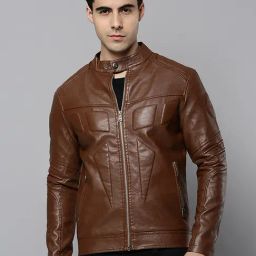 showoffff SHOWOFF Brown Comfort Fit Jacket-picture-7