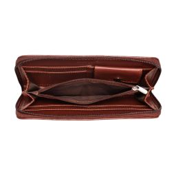 ZOUK Taj Nakashi Multicolor Printed Zip Around Wallet for Women image 5