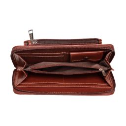 ZOUK Abstract Amaze Multicolor Printed Zip Around Wallet for Women image 5