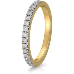 Malabar Gold and Diamonds 18k Yellow Gold Diamond Casual Ring for Women-image-7