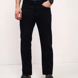 showoffff Showoff Navy Blue Cotton Straight Fit Jeans-picture-17