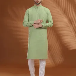 Modi Kurta Men Solid Daily Straight Kurta-picture-17