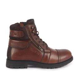 Fausto Men's Tan Biker Boots-picture-17