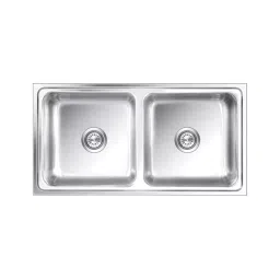 Nirali BG Kitchen Sink Silent Square Series Small 950x510 mm (37½x20 inch) Glossy Finish Stainless Steel, Opal-image-54
