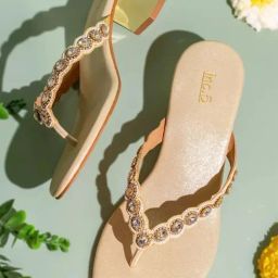 Inc.5 Women's Gold Thong Sandals-image-115