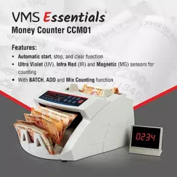 VMS Essentials Advanced MG and UG Detection Money Counter Machine CCM01 image 5