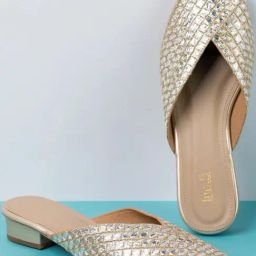 Inc.5 Women's Gold Mule Shoes-picture-45