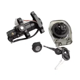 Deutsche Cylindrical Ignition Lock for Bajaj Platina 100 (Set of 3)-DEUS-0436KF image 2