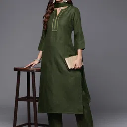 Varanga Gotta Patti Kurta with Trousers & Dupatta-image-77