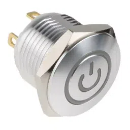 RS PRO Illuminated Push Button Switch Momentary 16 mm Cutout SPST Yellow LED 36 V DC, 1758500-image-97