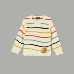 Juniors by Lifestyle Boys Multicolor Striped Full Sleeves Sweater-image-28
