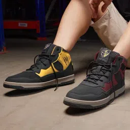 The Souled Store Men's Wolverine X Deadpool Multicolored Ankle High Sneakers-image-21
