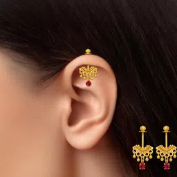 arch fashion Gold-Plated Brass Earrings-picture-45