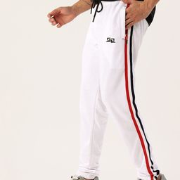 FIFTY TWO Men Dry Fit Training Sports Track Pants With Side Stripes-49