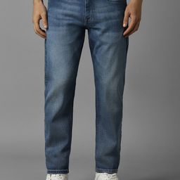 Louis Philippe Jeans Men Slim Fit Mid-Rise No Fade Jeans-image-91