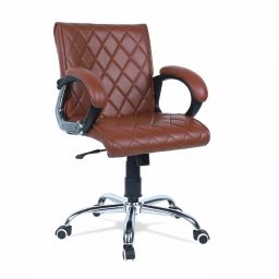 MR Brown With Arms Office Chairs-33