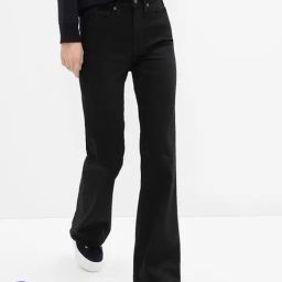 GAP Black Solid Bootcut Jeans-image-88