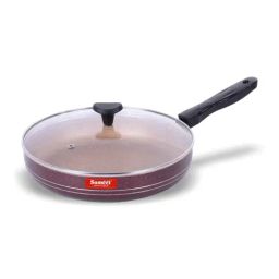 Sumeet Granite Finish NonStick Peach Aluminium Round Shape Grill Pan 1.9L-image-72