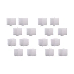 atorakushon White 20 pieces Pillar Candle-image-13