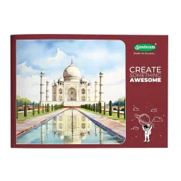 Sundaram Soft Bound Drawing Book 37 x 27 (A4 Jumbo) 36 Pages Brown, D-6-image-8