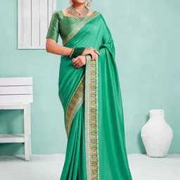 Mitera Silk Blend Saree-image-26