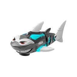 OPINA Kids Crawling Mechanical Shark Toy With Lights Music & Mouth Opening Action Toy-13