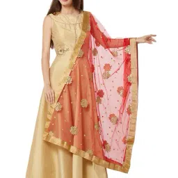 Dupatta Bazaar Red Dupatta-22