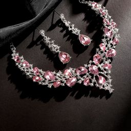 Atasi International Silver-Plated Stone Studded Jewellery Set-image-10
