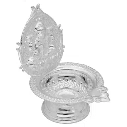 Sri Jagdamba Pearls Laxmi 0.8 Silver Diya-picture-17