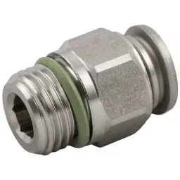 RS PRO Push-in Fitting R 1/8 Male to Push In 6 mm Threaded-to-Tube, 1762159-20