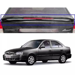 Auto Pearl OE Type Car Spoiler ABS Diamond Black Compatible For Hyundai Accent, Spoiler_Accent_Diamond_Black-31