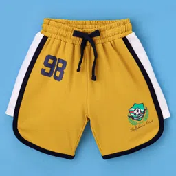 toffyhouse ToffyHoue Knee Length Shorts Number Print - Yellow-picture-44