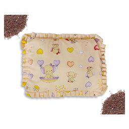 Cotton Head Shaping Mustard Seed Rai Head Shaping Baby Pillow Elephant Print - Peach-image-47