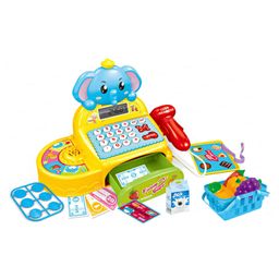 Fiddlerz Toy Cash Register with Scanner Toddler Cash Register Toy for Kids with Calculator and Toy Credit Card Reader(Multicolor)-24