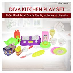 Asian DIVA KITCHEN ROLE PLAY SET MULTI COLOR- 3-image-33