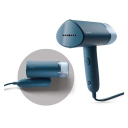 PHILIPS Handheld Garment Steamer STH3000/20 - Compact & Foldable, Convenient Vertical Steaming, 1000 Watt Quick Heat Up, up to 20g/min, Kills 99.9%* Bacteria (Reno Blue), Small-image-38