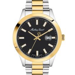 Mathey Tissot Men Swiss Made Black Dial Watch H450BN-47