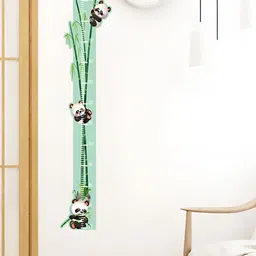 Asian royal Blue & Green Cartoon Print Self Adhesive Wall Sticker-image-1