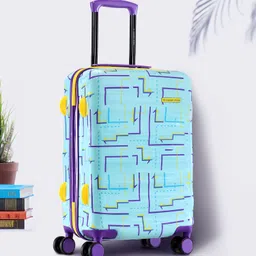 Nasher Miles Printed Hard-Sided Medium Trolley Suitcase- 45.0L-20