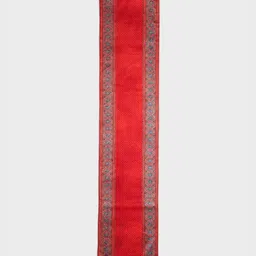 Eyaas Red & Navy Blue Ajrakh Printed Table Runner-50