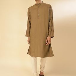 Fabindia Band Collar Straight Kurta-picture-10