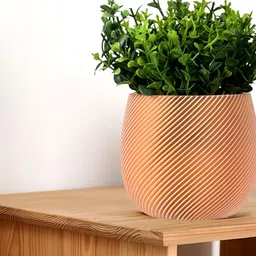 Kuber Industries Gold & Green Artificial Plants With Pot-51