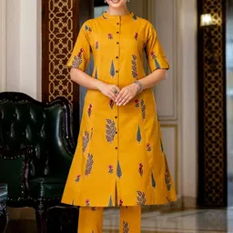 KALINI Women Yellow Kurta Sets-picture-18