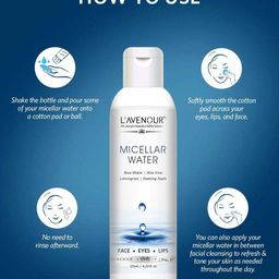 L'AVENOUR Set Of 2 Micellar Water Cleansing Makeup Remover- 125 ml image 4