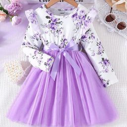 Miss & Chief Embellished A-Line Dress-53