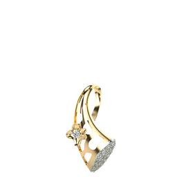 VALANOVA Women 14 Kt Gold Pendant 1.62gms with Lab Grown Diamond 0.22cts-image-25
